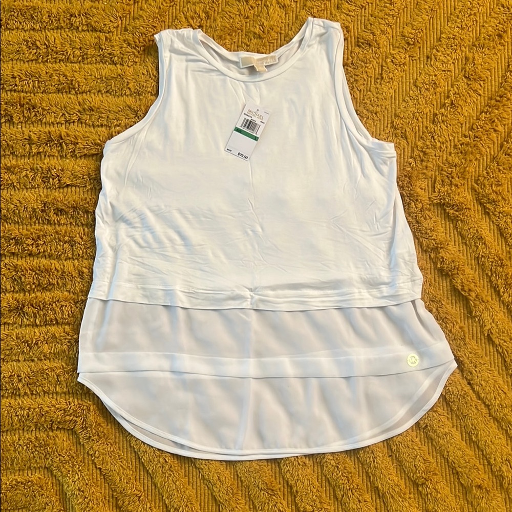 White Sleeveless Women's Top